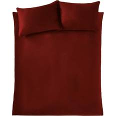 Catherine Lansfield Kingsley Duvet Cover Red (200x135cm)