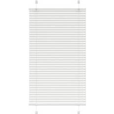 vidaXL Pleated Blind White 75x150 cm Fabric Width