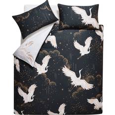 220.0 TC Duvet Covers Sara Miller Flying Cranes Duvet Cover Blue (200x137cm)