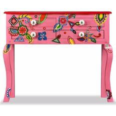 Pink Console Tables Bloomsbury Market Carmella 76cm H X 90cm W X 30cm D Console Table