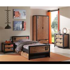 Vipack Bright 4 Piece Bedroom Set Braun Schwarz