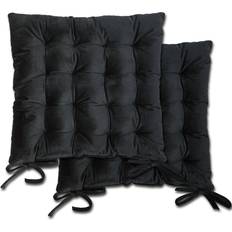 Sol 27 Outdoor Dining Cushion 40 cm W Chair Cushions Black (40x40cm)