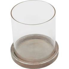 Brown Lanterns Marlow Home Co. Athena Large Hurricane 14cm H x 14cm W x 14cm D Lantern