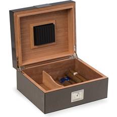 Carbon Fiber Wood Cigar Humidor