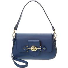 Persaman New York Lily13 Leather Clutch - Blue