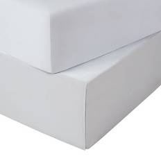 White Valance Sheets Serta Modern Solid Bed Skirt Dust Ruffle 13 Inch Drop Valance Sheet Grey, White