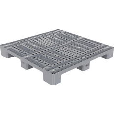 Pallet Trucks Vestil Standard rackable pallet gray, Length 47.5 in, Width 47.5 in, Height 5.5 in, Model# PLPS-4848