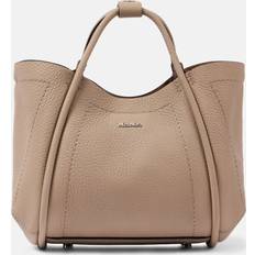 Max Mara Mini Leather Tote Bag - Brown