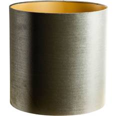 QAZQA Lamp Parts QAZQA Velvet Lampshade Green Gold Interior 40 40 40 Shade 40cm
