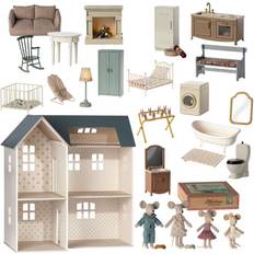 Maileg Mouse of Miniature Dollhouse Bundle 1