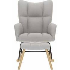 Metall Gungstolar vidaXL 4016799 Cloud Grey Gungstol 95cm 2st