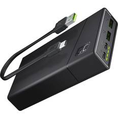 Green Cell Pbgc03 Batería Externa Polímero De Litio 20000 Mah Negro