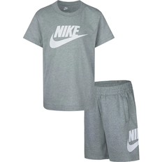 Poliestere Altri Set NIKE Kid's Club Tee & Short Set - Dark Grey Heather (86L596-042)