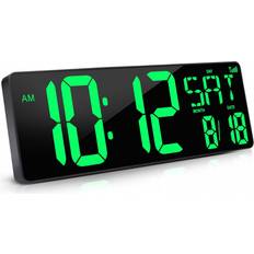 Väggklocka led Digital LED Wifi Väggklocka 42cm
