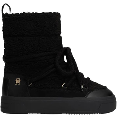 Tommy Hilfiger 42 Bottines à la Cheville Tommy Hilfiger Lace-Up Faux Shearling Snowboot FW0FW08252 - Black