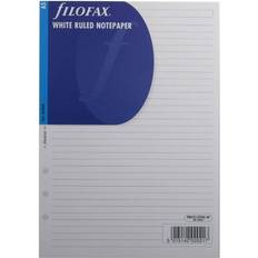 Filofax White Ruled Notepaper A5 Refill 25pcs