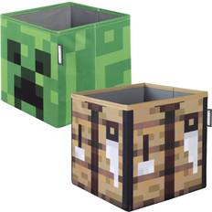 Minecraft Storage Box 2pc 10.63 H X 10.63 W X 10.63 D