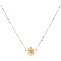 Signature Minima Bee Pendant Necklace - Gold