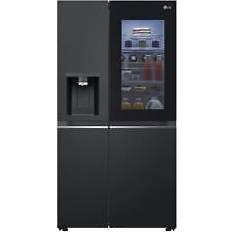 LG InstaView GSGV91EVAD Side-by-Side Køle Fryseskab 635 L Sort
