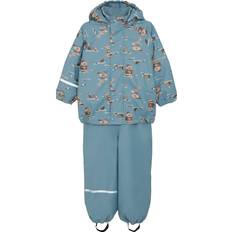 Celavi regntøj 120 CeLaVi Kid's Lined Rain Set - Smoke Blue