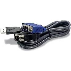 KVM Switches Trendnet TK-CU10 10ft USB VGA KVM Cable