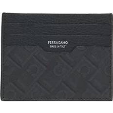 Negro Tarjeteros Ferragamo Credit Card Holder - Leather