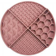 Lickmat Round Red 21x21cm