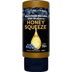 Melora Mānuka Honey Squeeze Bottle 70+MGO Blueberry 330g 1pack