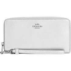 Silver Wallets Coach Long Zip Around Wallet - Silver/Light Silver