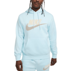 Nike pullover mens Nike Club Fleece Men's Pullover Hoodie - Glacier Blue