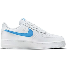 Nike air force white w NIKE Air Force 1 '07 Next Nature W - White/Volt/University Blue