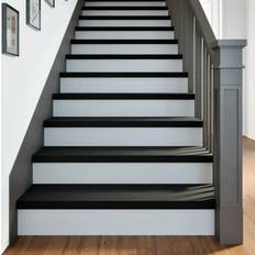 Natural Stair Carpets vidaXL Stair Treads 8 Pcs Dark Brown 100x25x2 cm Natural, Brown cm