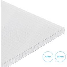 Polycarbonate Sheets Solstice Multiwall Polycarbonate Sheet Clear 2500mm x 700mm x 25mm
