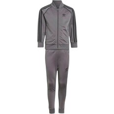 Adidas tracksuit kids adidas Kid's Adicolor SST Tracksuit - Grey Five (IJ5492)