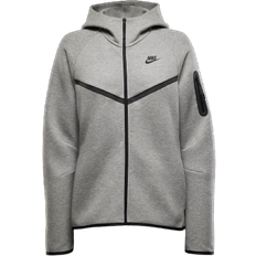 NIKE Sportswear Tech Fleece Windrunner Women's Full Zip Hoodie - Dark Grey Heather/Black