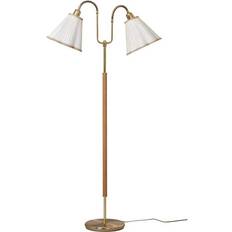 Golvlampa gripsholm Armaturhantverk Gripsholm Brass/Beech Golvlampa 148cm
