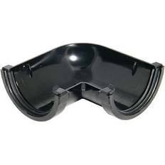 Roof Equipment FloPlast Black Half Round Gutter Angle 76mm