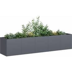Stål Plantekasser vidaXL Plantekasse Antracitgrå 200 x 40 x 40 cm Koldvalset Stål Plantekasse