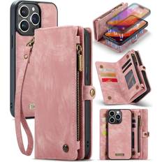 Multi-functional Zipper Wallet Case for iPhone 16 Pro Max