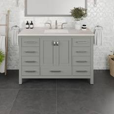 Eviva Aberdeen 42 Inch Gray Bathroom Vanity