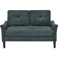 Winston Porter Chela Blue Sofa 56.3" 2 Seater