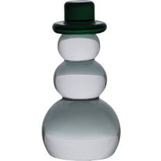 Läpinäkyvä Koristeet Magnor Snowman Green Hat Transparent Decoration 9.2cm