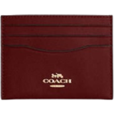 Id card holder Coach Slim Id Card Case - Smooth Leather/Gold/Dark Ruby