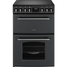 Ceramic Cookers Belling 600mm Mini Range Electric Cooker Hob Anthracite, Grey