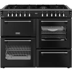 Stoves 110cm Cookers Stoves Richmond Deluxe 110cm Dual Fuel Cooker Black