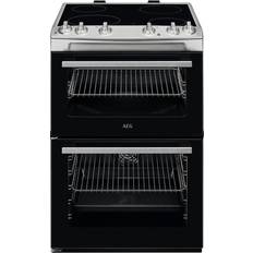 AEG 60cm Ceramic Cookers AEG CCX6501ACM 60cm Electric Cooker Stainless Steel