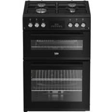 60cm - Gas Oven Cookers Beko 60cm Freestanding Gas Cooker Black