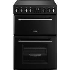 60cm - Electric Ovens Cookers Belling 600mm Mini Range Electric Cooker Hob Black