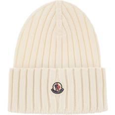 Moncler Unisex Accessories Moncler Wool Hat - White