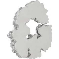 Stainless Steel Wall Decorations Phillips Collection Lava Slice Silver Wall Decor 17x17"